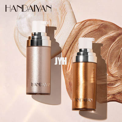 fundación líquida poner crema de Glow Glistening Makeup de la cara 20ml y del iluminador de Bronzer del Highlighter de Luminizer del cuerpo