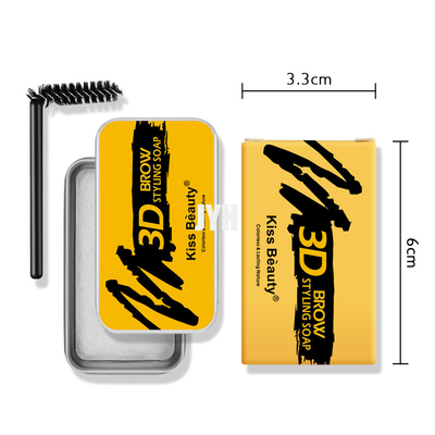 Ceja del ODM que diseña la ceja natural transparente del jabón y duradera descolorida que diseña la cera