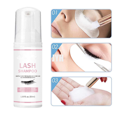 despedregadora Lash Shampoo Lash Foam Cleanser de la extensión de la pestaña del vegano 60ml