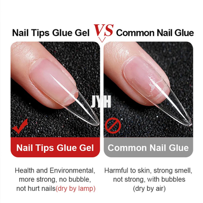 Las extremidades bajas multifuncionales del clavo del fortalecedor de la capa pegan la etiqueta privada Crystal Gel Glue del gel