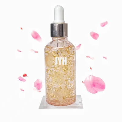 suero de la cara del alza del cuidado de piel de Rose Petal Serum Anti Aging del oro que brilla intensamente 24K
