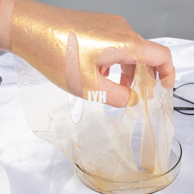 Mascarilla pura coreana del gel del colágeno de la belleza de la alga marina del oro 24k de la mascarilla del hidrogel de la hoja
