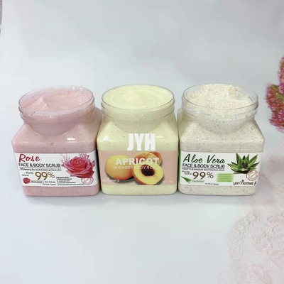 Hidratación de limpiamiento profunda orgánica de Exfoliante del exfoliante corporal facial del aguacate del ODM