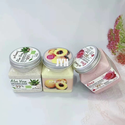 Hidratación de limpiamiento profunda orgánica de Exfoliante del exfoliante corporal facial del aguacate del ODM
