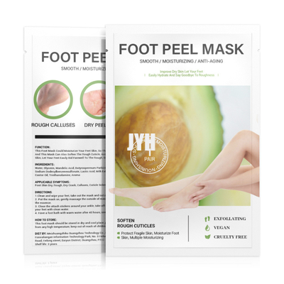 hidratación Exfoliating de la máscara del pie del aguacate 40ml y rejuvenecer del sistema del cuidado de pie