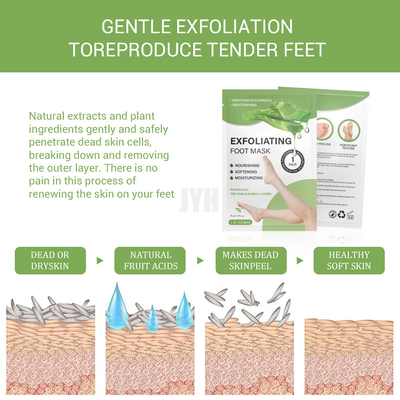Áloe Exfoliating e hidratante Vera Foot Mask For Rejuvenating