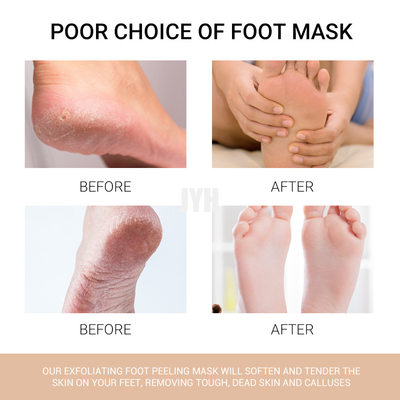 calcetines Exfoliating hidratantes profundos de 40ml Juice Peach Foot Peel Mask