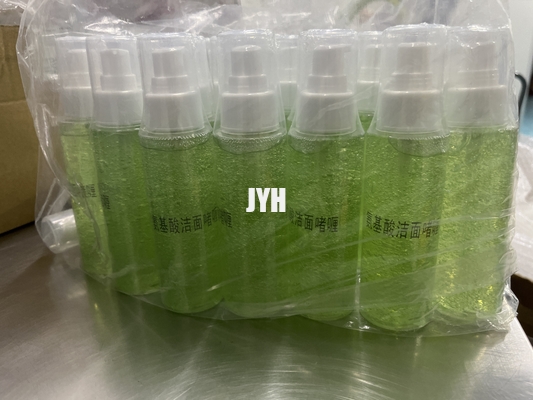 el lavado apacible pH de la cara del aminoácido 150ml equilibró la despedregadora facial del lavado de la cara de la piel del gel que hacía espuma que brillaba intensamente