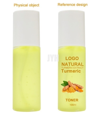 100ml Maquillaje facial Cuidado de la piel Tóner Hidratante Tóner de cúrcuma iluminador