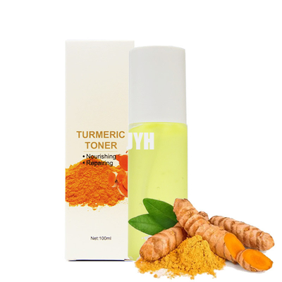 100ml Maquillaje facial Cuidado de la piel Tóner Hidratante Tóner de cúrcuma iluminador