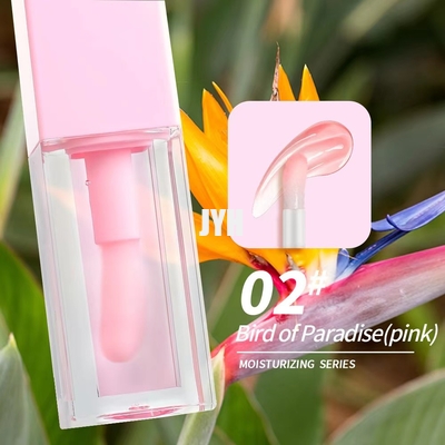 Brillo de labios no pegajoso de alto brillo Hidratante Lustrous Clear Lip Plumper Oil
