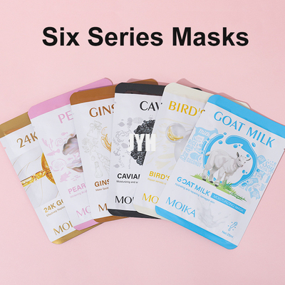 Mascarilla hidratante coreana del cuidado de piel de la hoja de papel facial de la máscara de la belleza del OEM