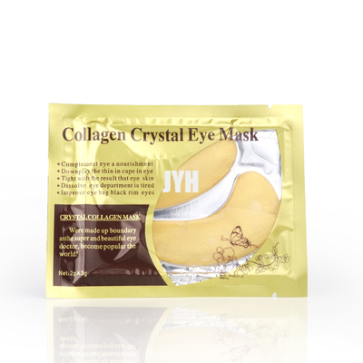 El gel Maskss del colágeno de la belleza de la máscara de ojo del oro del ODM 24k remienda la hoja para el Puffiness