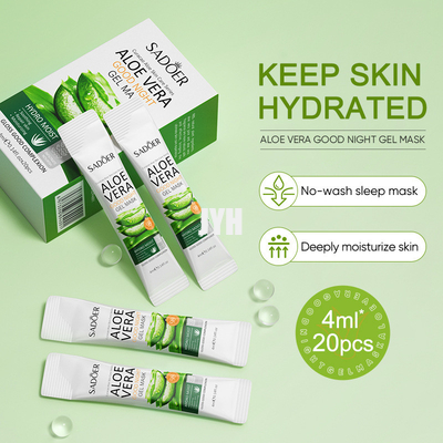 Áloe hidratante que blanquea coreano Vera Skin Care Mask de la hoja facial de la máscara de la belleza
