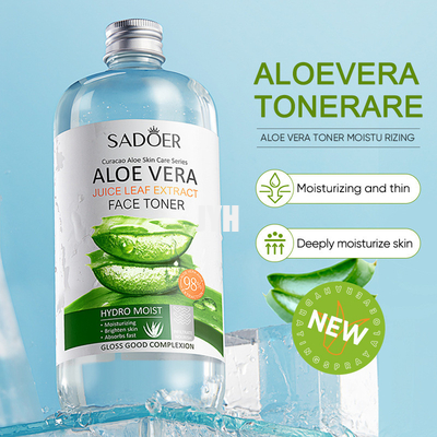 tinta facial natural del cuidado de piel de Vera Gel Toner Essence Face del áloe 500ml