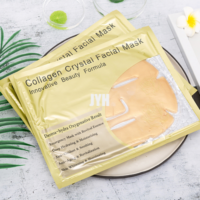 Colágeno de algas marinas Cristal orgánico 24K de hoja de oro máscara facial anti arrugas