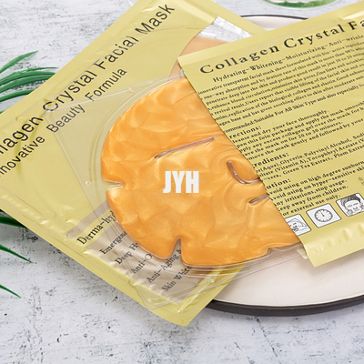 Colágeno de algas marinas Cristal orgánico 24K de hoja de oro máscara facial anti arrugas