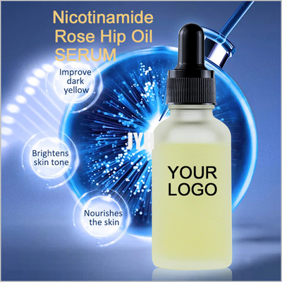 Proyectos de cuidado de la piel sin perfume de OEM pequeña bombilla luminosa rejuvenecedora niacinamida esencia facial