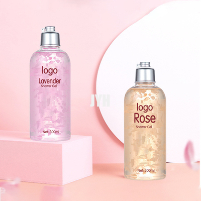 300 ml de productos OEM para el cuidado de la piel Petal Perfume Limpieza Hidratante Gel de ducha