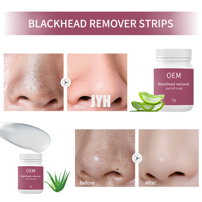 Siete minerales orgánicos Aloe Vera Peel Off Máscara 25 ml Eliminación de puntas negras
