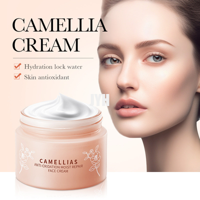 Perfumes sin perfume Productos de cuidado de la piel OEM Flor de camelia Reparación humectante antioxidante Crema facial