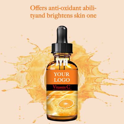 MSDS Productos para el cuidado de la piel de origen OEM Antienvejecimiento Vitamina C Suero facial con ácido hialurónico