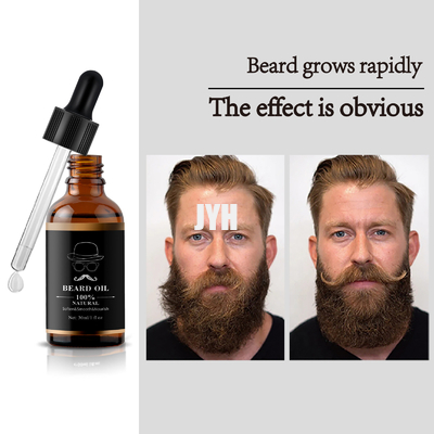 100% natural refuerza el crecimiento de la barba aceite acondicionador con argán orgánico