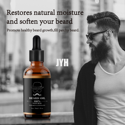 100% natural refuerza el crecimiento de la barba aceite acondicionador con argán orgánico