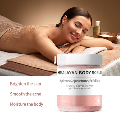 280G Escrub para el cuerpo con sal natural del Himalaya Nutritivo e hidratante Escrub exfoliante